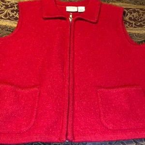 Zip from sweater vest.